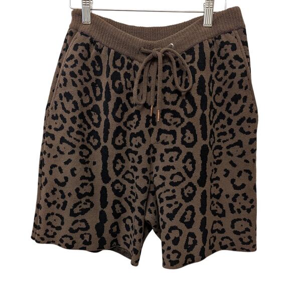 Ser.O.Ya Gunner Short Cheetah Jacquard Brown Cozy Medium Maximalist MSRP $175 - Picture 1 of 5